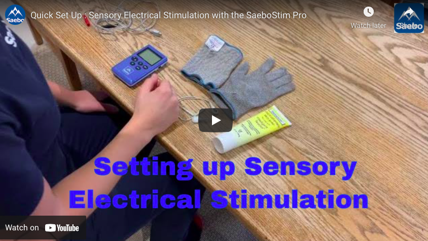 SaeboStim Pro  NMES, TENS, and E Stim Machine